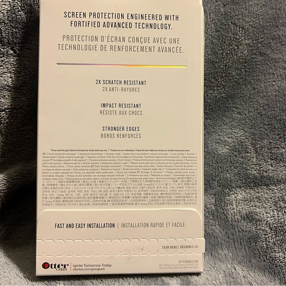 Otterbox Alpha glass for iPhone 12/iPhone 12 Pro - Picture 2 of 3